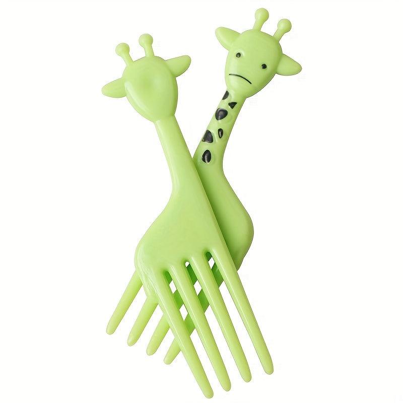 10pcs Cartoon Fruit Fork Set for Dessert Food Cocktail Buffet