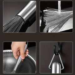 Iron Pot Cleaning Brush BBQ Cleaning Brush Durable Kitchen Cleaning Brush