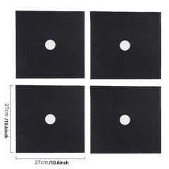 4pcs Non Stick Stove Burner Covers Reusable Protectors