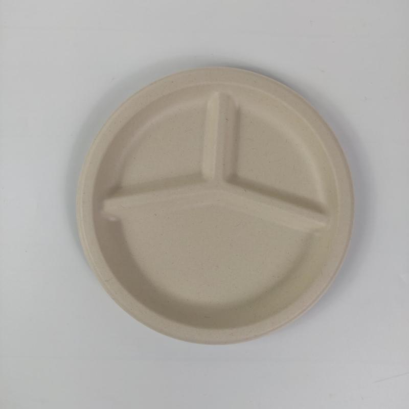 50pcs Biodegradable Dinner Plates 22 Microwave Safe Tableware Kit