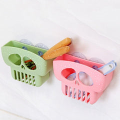 Multifunctional Dishwashing Drain Rack Suction Cup Sink Shelf Sponge Holder