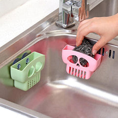 Multifunctional Dishwashing Drain Rack Suction Cup Sink Shelf Sponge Holder
