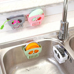 Multifunctional Dishwashing Drain Rack Suction Cup Sink Shelf Sponge Holder