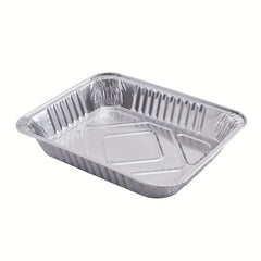 10pcs Aluminum Disposable Foil Pans Half Size Deep Steam Table Aluminum Tra