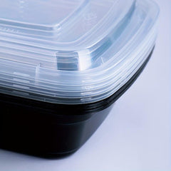 50pcs BPA Rectangular Food Storage Containers 28 Oz Stackable Leakproof