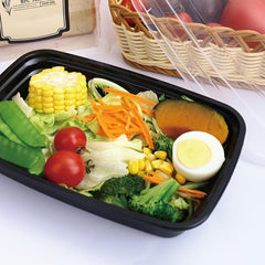 50pcs BPA Rectangular Food Storage Containers 28 Oz Stackable Leakproof