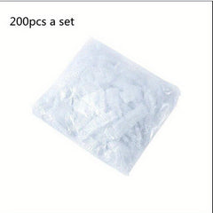 100pcs Disposable Food Cover Plastic Fresh Keeping Covers