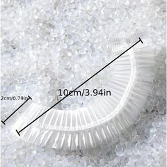 100pcs Disposable Food Cover Plastic Fresh Keeping Covers