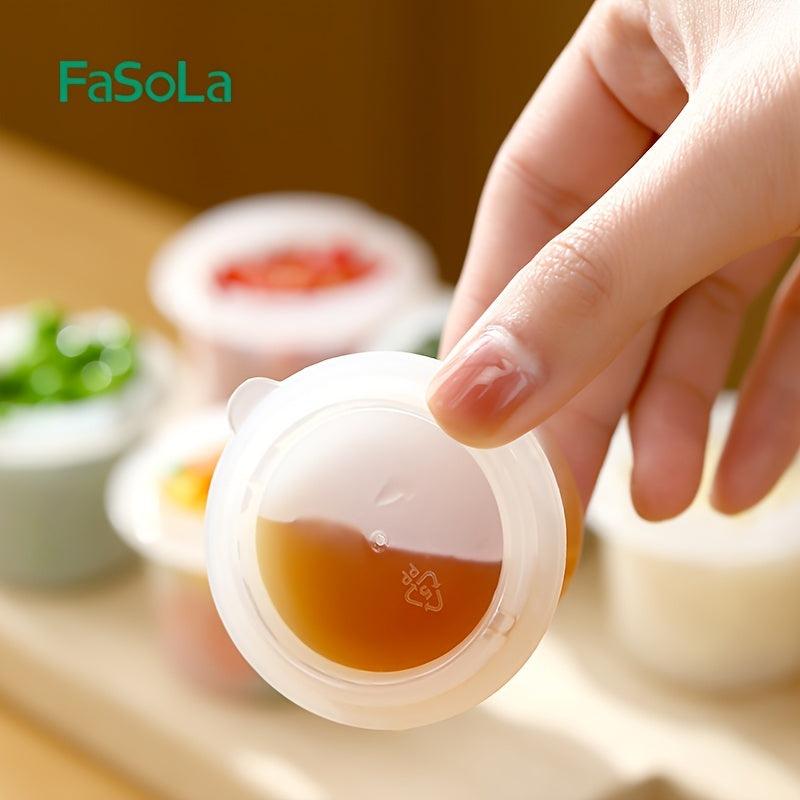 6pcs Clear Ice Cube Mould Mini Food Storage Box