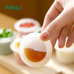 6pcs Clear Ice Cube Mould Mini Food Storage Box
