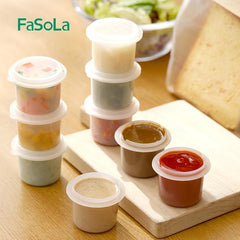 6pcs Clear Ice Cube Mould Mini Food Storage Box
