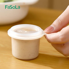 6pcs Clear Ice Cube Mould Mini Food Storage Box