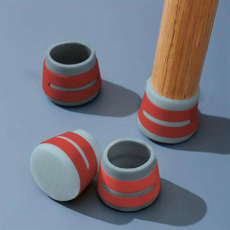 4pcs Chair Leg Floor Protectors Non Slip Silicone