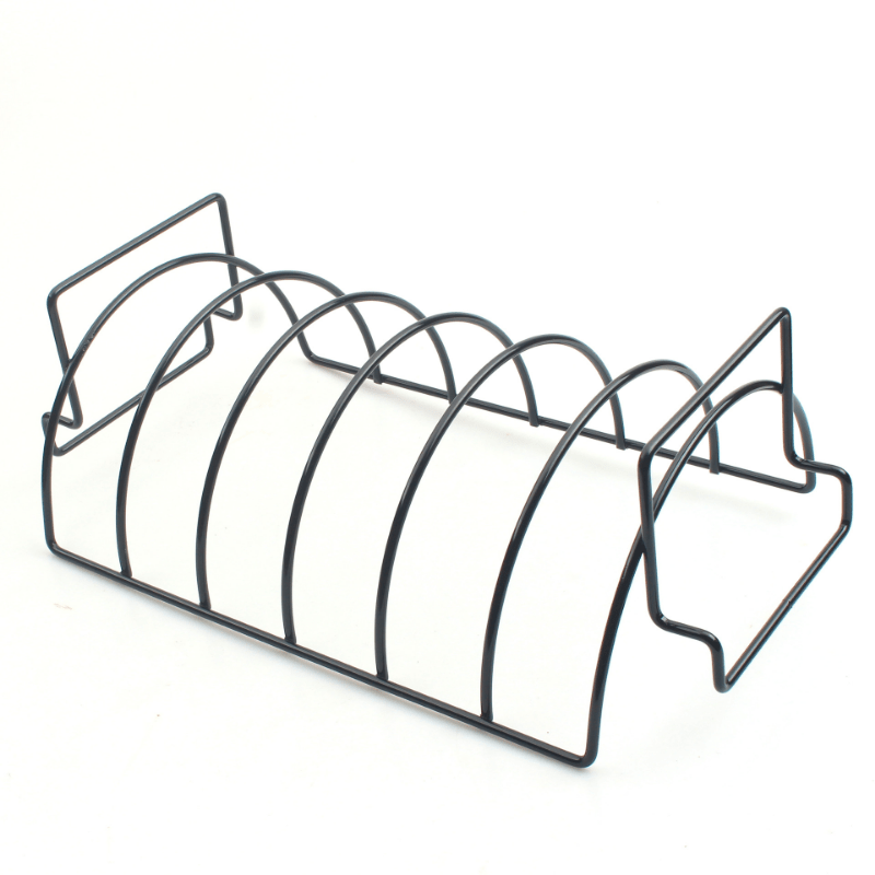 Outdoor BBQ Grill Steak Lamb Chicken Leg Rack BBQ Tool Accessory