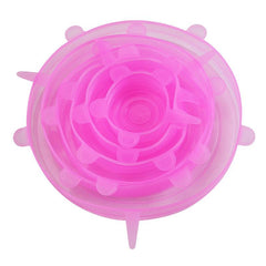 6pcs Silicone Stretch Lids Keep Food Fresh & Save Money