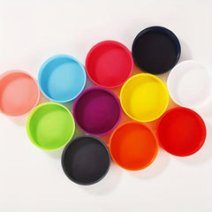 70 Wide Mouth PP Plastic Lid Colored Mason Jar Lid