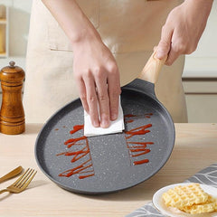 1pc Pizza Pan Round Pizza Crisper Pan Baking Tray Aluminum Alloy