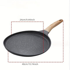 1pc Pizza Pan Round Pizza Crisper Pan Baking Tray Aluminum Alloy