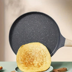 1pc Pizza Pan Round Pizza Crisper Pan Baking Tray Aluminum Alloy