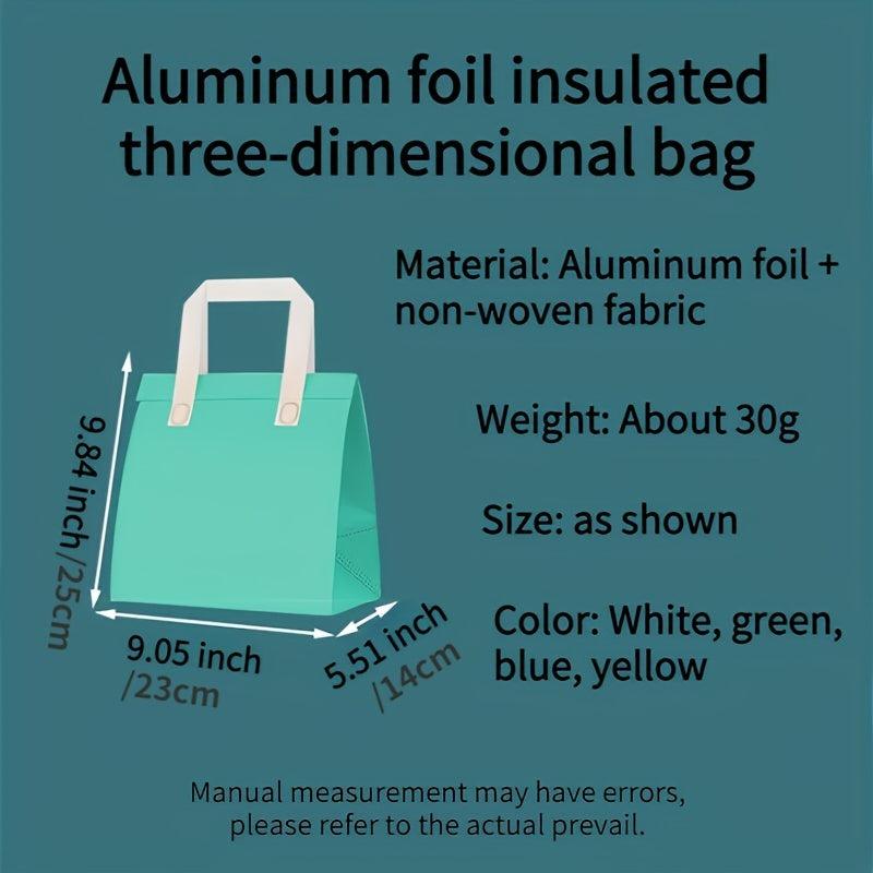 Insulated Take Away Bag Aluminum Foil Thermal Food Bag For Restaurant