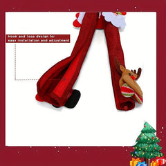 Christmas Refrigerator Handle Covers Set Santa Snowman