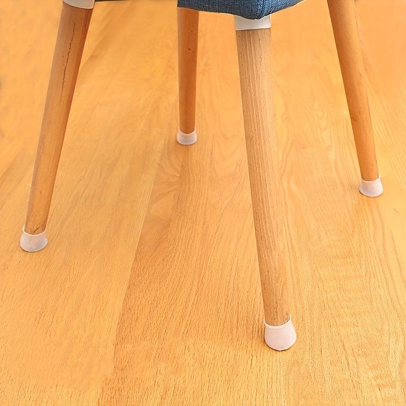 20pcs Silicone Chair Foot Cover Mute Table Foot Protection Cover