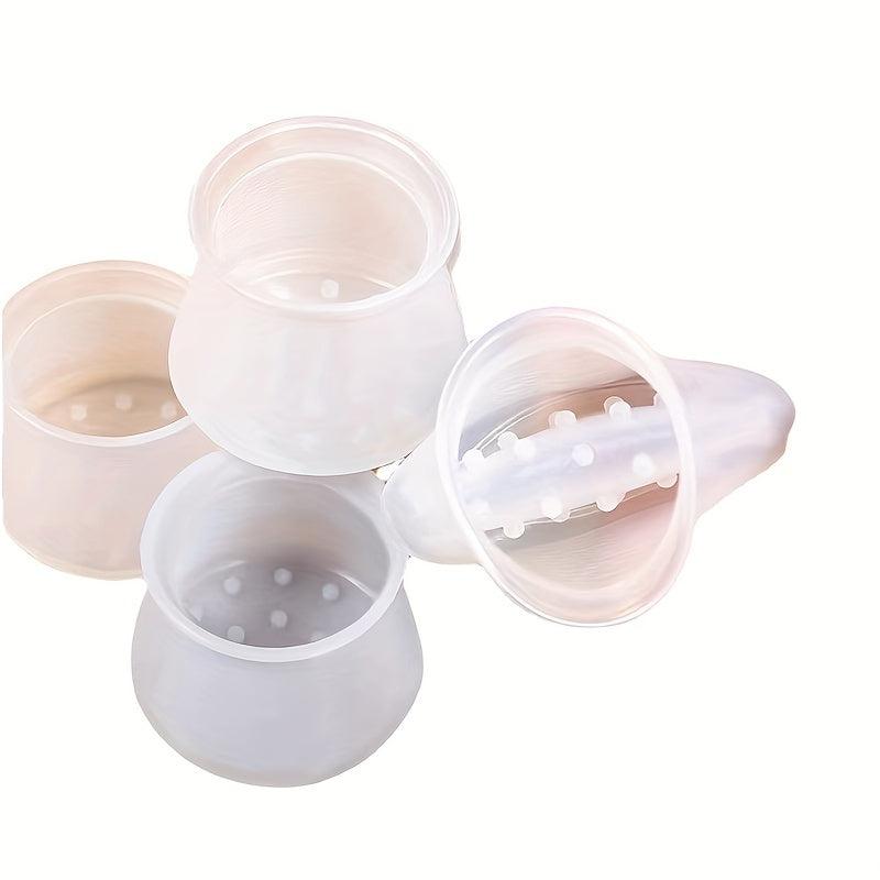 20pcs Silicone Chair Foot Cover Mute Table Foot Protection Cover