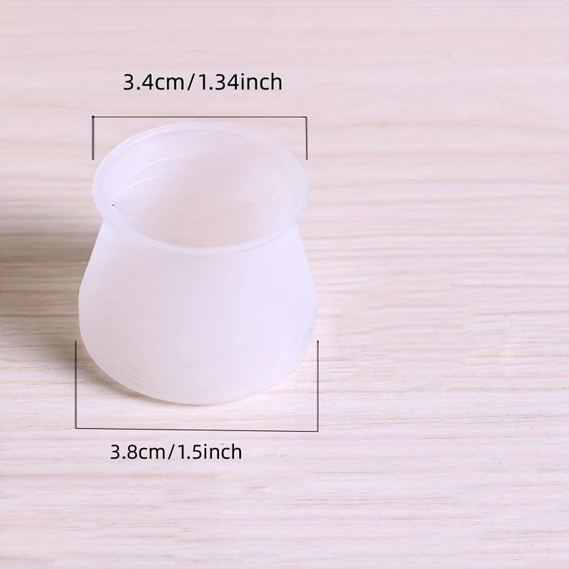20pcs Silicone Chair Foot Cover Mute Table Foot Protection Cover