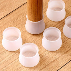 20pcs Silicone Chair Foot Cover Mute Table Foot Protection Cover