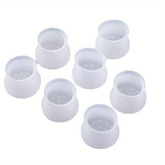 20pcs Silicone Chair Foot Cover Mute Table Foot Protection Cover
