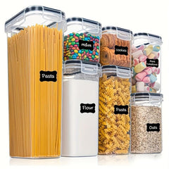 7pcs Transparent Food Jars Sealed Fresh keeping Box Home Kitchen Supplies