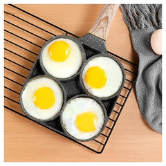 Non-Stick Egg Hamburger Maker Pan Four-Hole Fried Egg Breakfast Pancake Mold