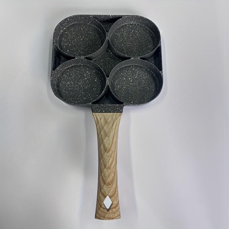 Non-Stick Egg Hamburger Maker Pan Four-Hole Fried Egg Breakfast Pancake Mold