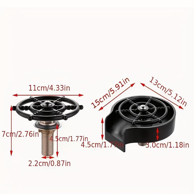 Kitchen Sink Glass Rinser for Easy Cleaning