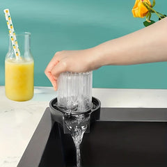 Kitchen Sink Glass Rinser for Easy Cleaning