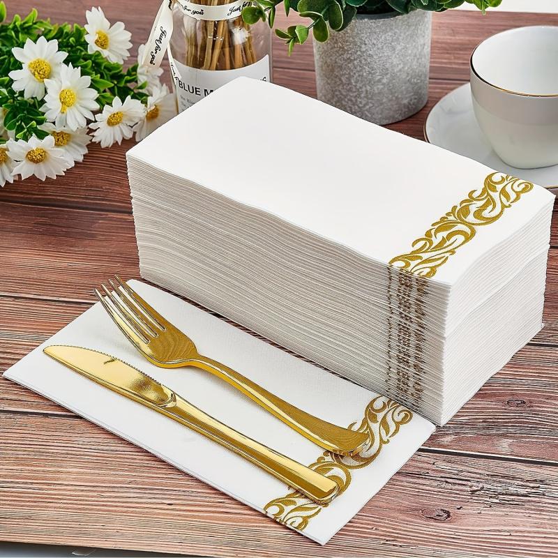 200pcs Soft & Absorbent Dinner Napkins u2013 Durable Party Napkins