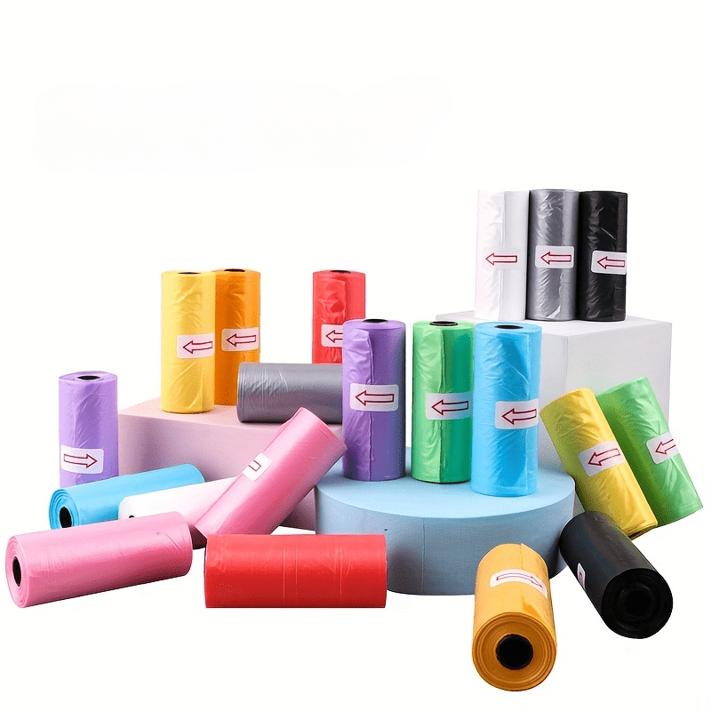150-300pcs Thickened Disposable Garbage Bags Continuous Rolls