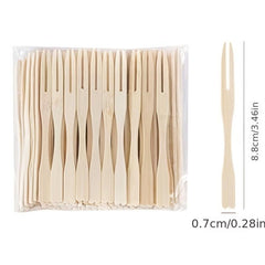 80pcs Disposable Fruit Fork Set Mini Forks Party Supplies