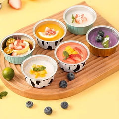 15pcs Reusable Aluminum Foil Baking Cups Mini Cake Pans with Lids