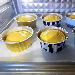 15pcs Reusable Aluminum Foil Baking Cups Mini Cake Pans with Lids