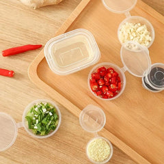 50pcs Disposable Sauce Boxes for Takeout Packaging Multipurpose Food Storage