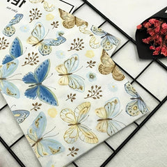 20pcs Butterfly Napkins for Weddings and Birthdays Disposable Dining Tissue