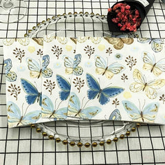 20pcs Butterfly Napkins for Weddings and Birthdays Disposable Dining Tissue