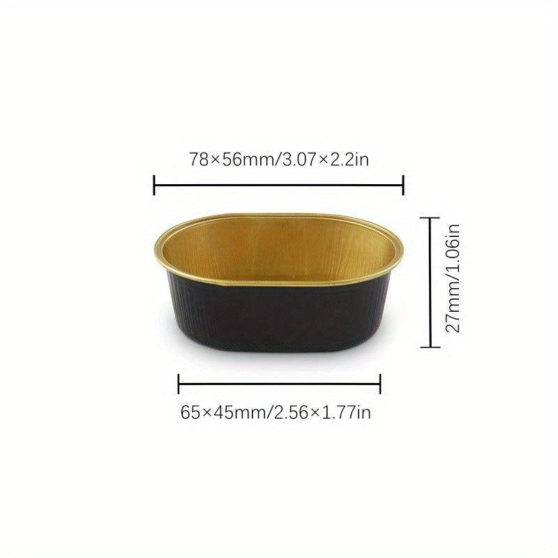 30pcs Oven Safe Aluminum Foil Baking Cups for Desserts Perfect for Bakery Use