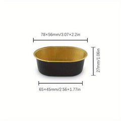 30pcs Oven Safe Aluminum Foil Baking Cups for Desserts Perfect for Bakery Use