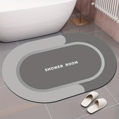 Diatom Mud Soft Mats Bathroom Non Slip Quick Dry Absorbent Bath Mat Rug