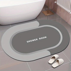 Diatom Mud Soft Mats Bathroom Non Slip Quick Dry Absorbent Bath Mat Rug