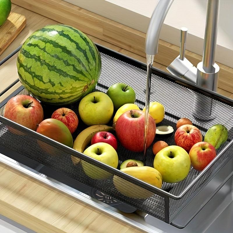 1pc Kitchen Cart on Wheels Rolling Storage Rack with Floor Shelf