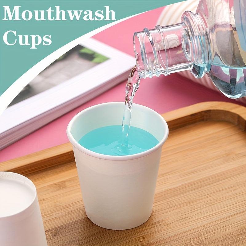 50pcs Disposable 3oz Paper Cups for Coffee, Juice, Water - Family, Supermarket