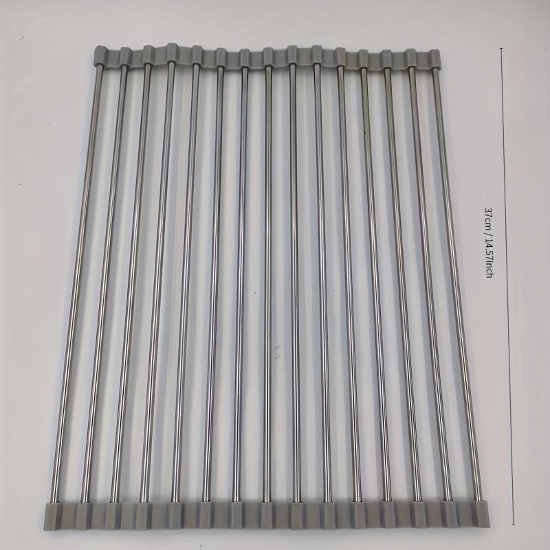 Collapsible Drain Rack Kitchen Sink Foldable Dishwashing Rack